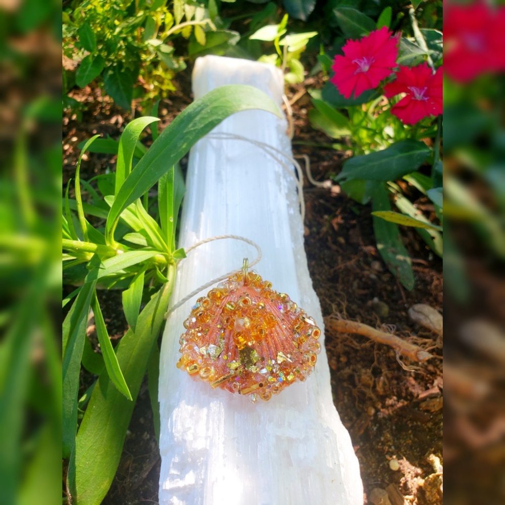 Handmade Seashell Pendant - Picture 3 of 5